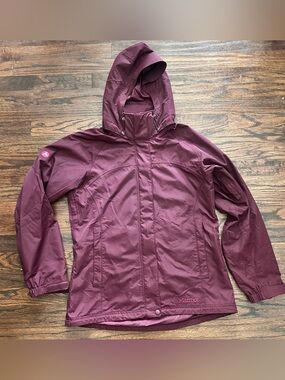 Marmot Women's Hooded Shell Jacket - Plum/Burgundy Size: Medium